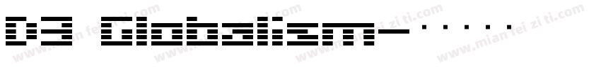 D3 Globalism字体转换